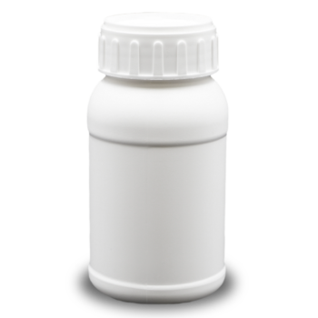 250 HDPE AGROMISSILE, with label protector